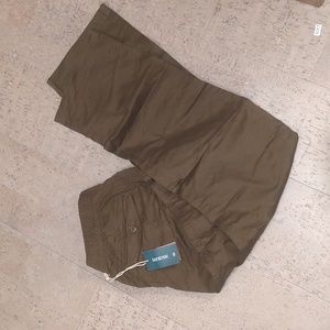 Nwt tentree Curtis pants size small men's uniform green